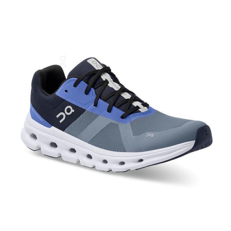 Zapatillas Running On Cloud Cloudrunner Hombre Blue / Grey | UY_ON8679