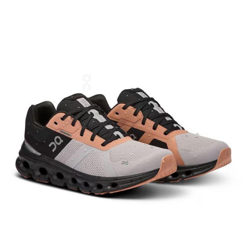 Zapatillas Running On Cloud Cloudrunner Waterproof Mujer Black / Grey | UY_ON8445