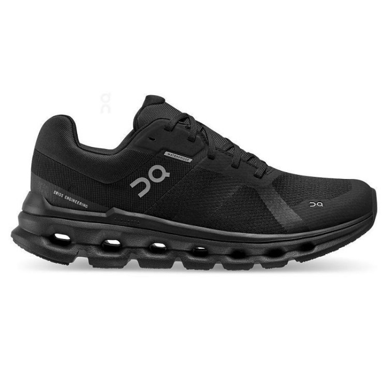 Zapatillas Running On Cloud Cloudrunner Waterproof Mujer Black | UY_ON8151