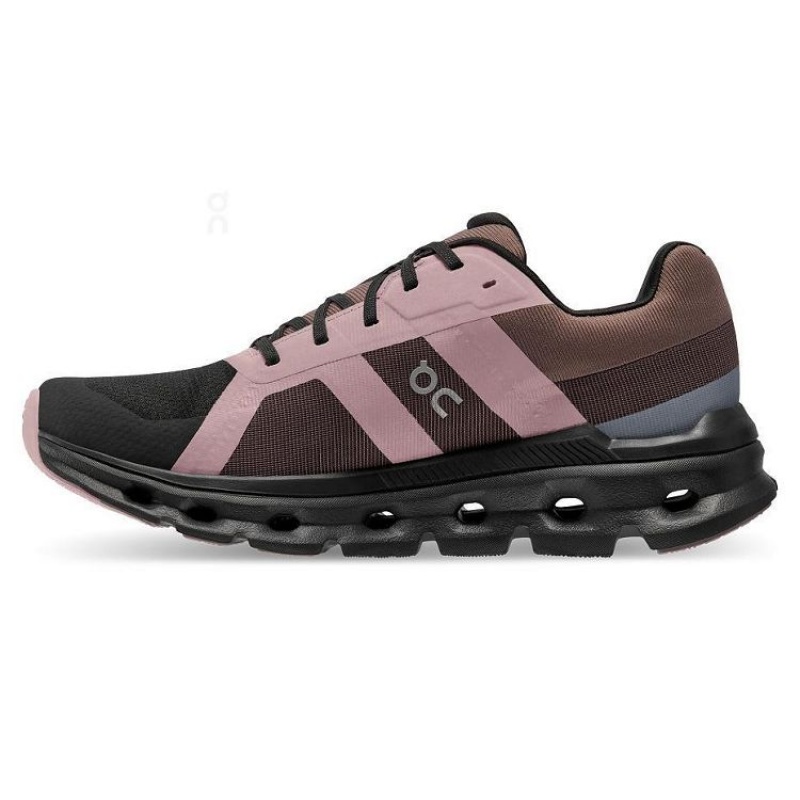 Zapatillas Running On Cloud Cloudrunner Waterproof Mujer Black / Brown | UY_ON8680