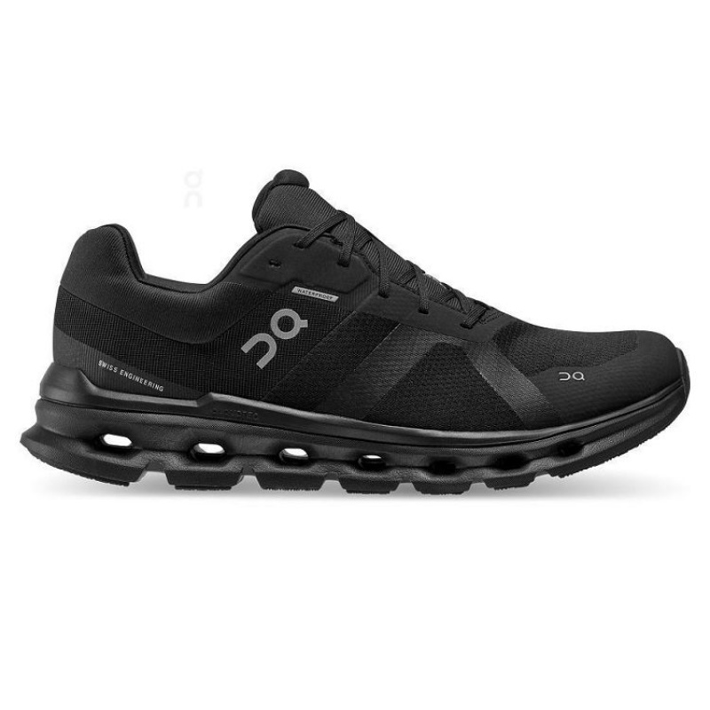 Zapatillas Running On Cloud Cloudrunner Waterproof Hombre Black | UY_ON8514