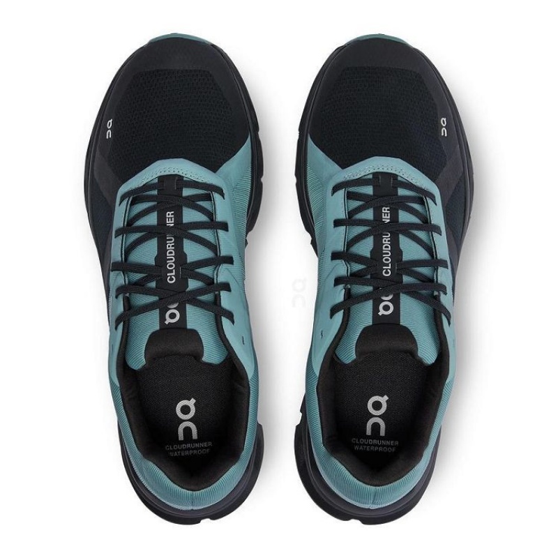 Zapatillas Running On Cloud Cloudrunner Waterproof Hombre Turquoise | UY_ON8590