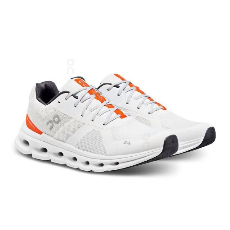 Zapatillas Running On Cloud Cloudrunner Wide Hombre White | UY_ON8198