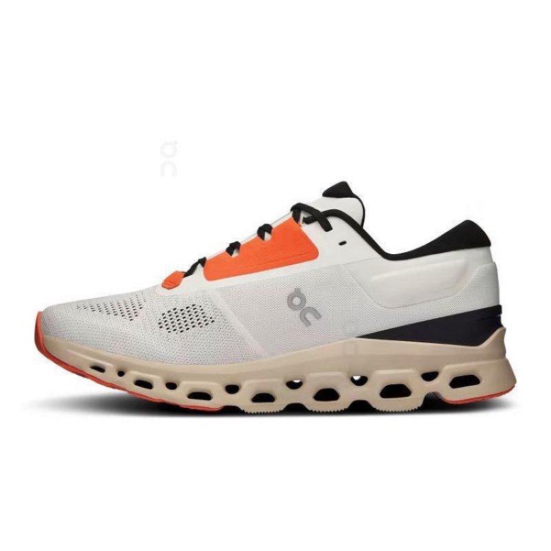 Zapatillas Running On Cloud Cloudstratus 3 Hombre Beige | UY_ON8623