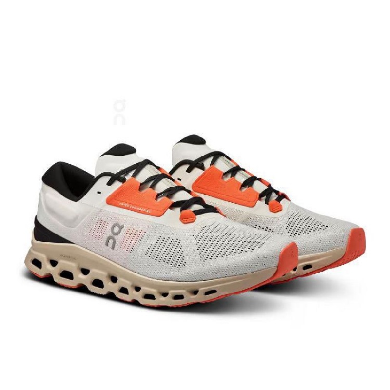 Zapatillas Running On Cloud Cloudstratus 3 Hombre Beige | UY_ON8623