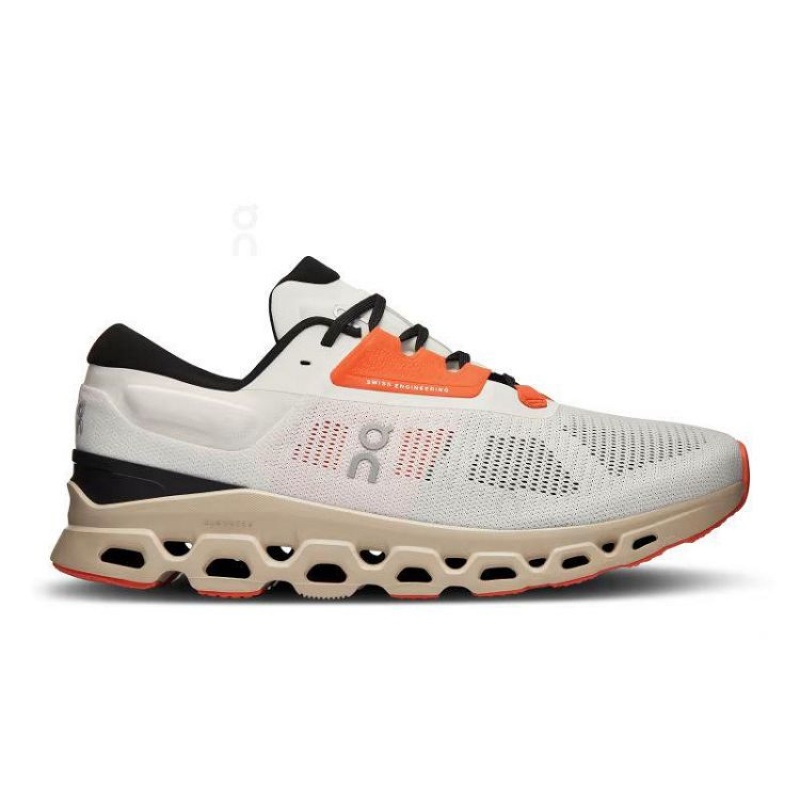 Zapatillas Running On Cloud Cloudstratus 3 Hombre Beige | UY_ON8623