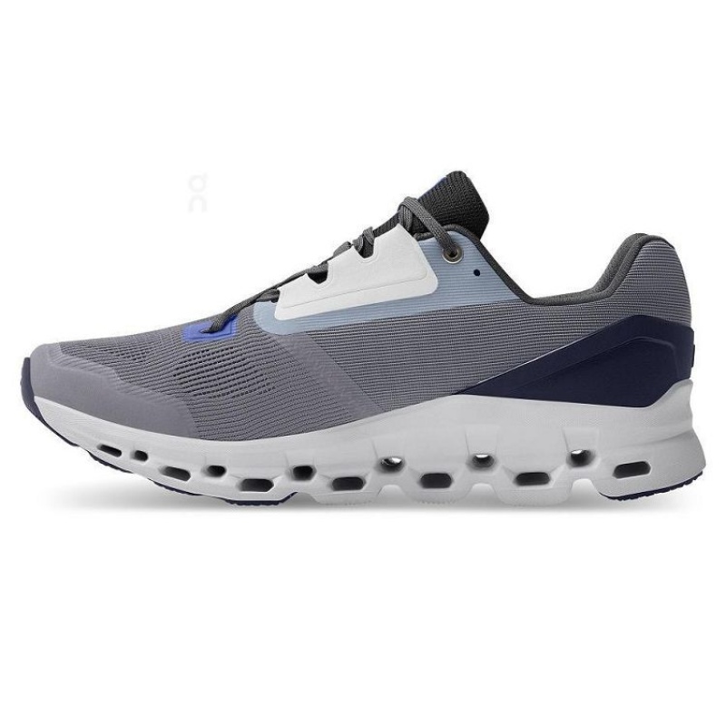 Zapatillas Running On Cloud Cloudstratus Hombre Grey | UY_ON8630