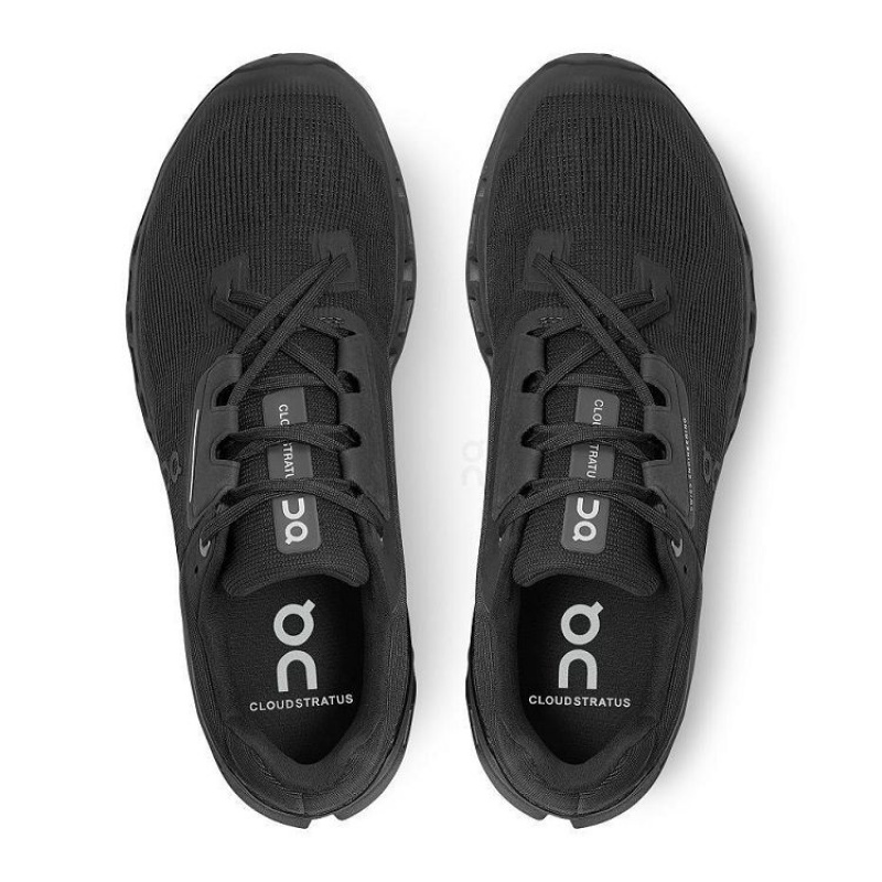 Zapatillas Running On Cloud Cloudstratus Hombre Black | UY_ON8844