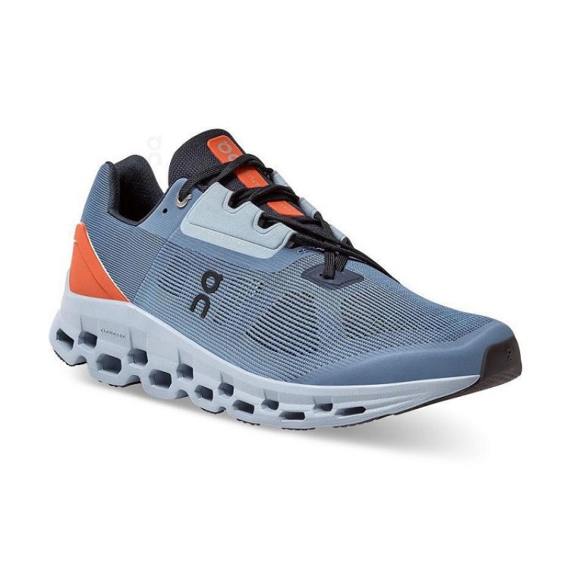 Zapatillas Running On Cloud Cloudstratus Hombre Blue | UY_ON9112