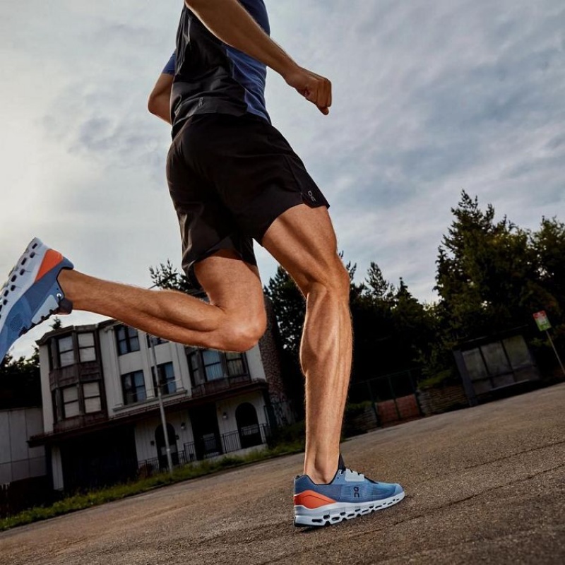 Zapatillas Running On Cloud Cloudstratus Hombre Blue | UY_ON9112