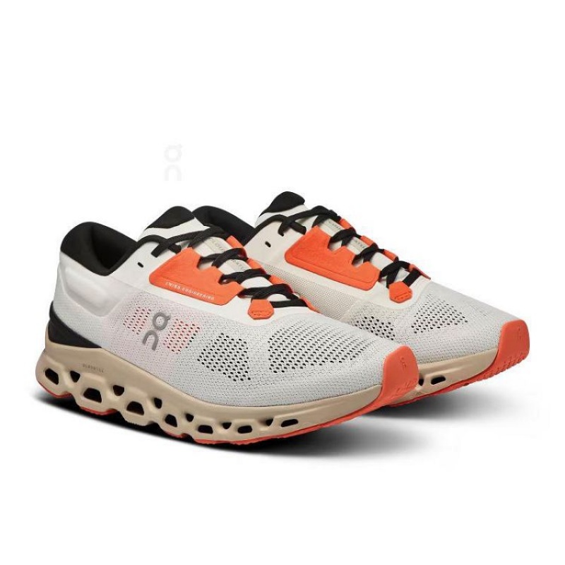 Zapatillas Running On Cloud Cloudstratus 3 Mujer Beige | UY_ON8829