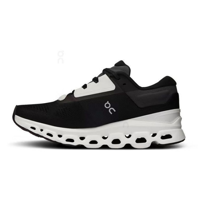 Zapatillas Running On Cloud Cloudstratus 3 Mujer Black | UY_ON8028