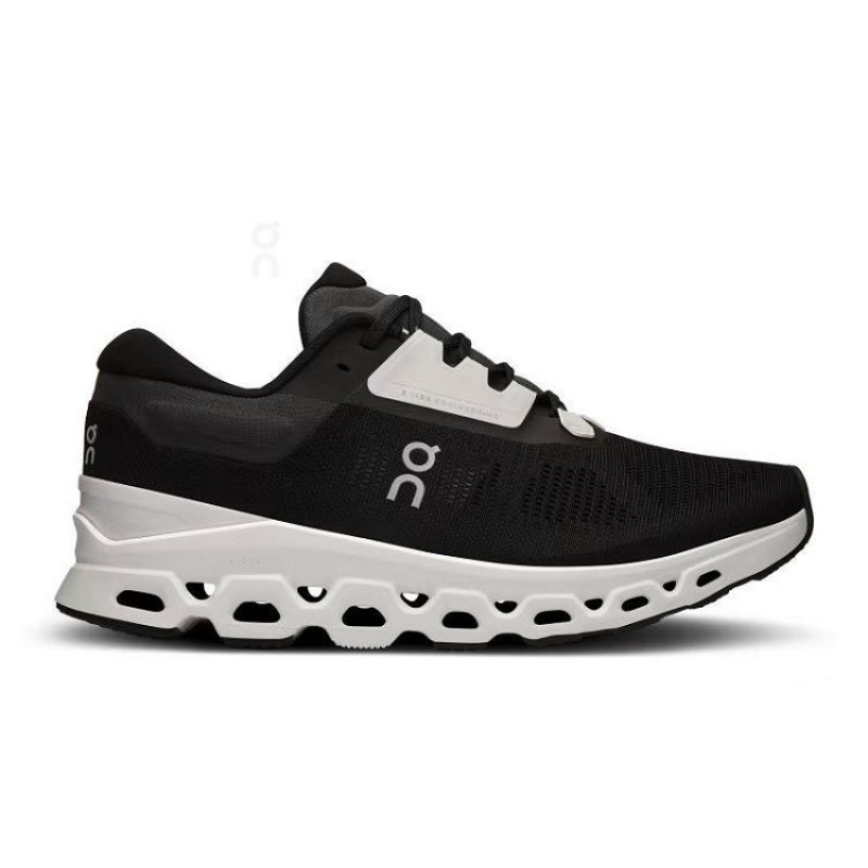 Zapatillas Running On Cloud Cloudstratus 3 Mujer Black | UY_ON8028