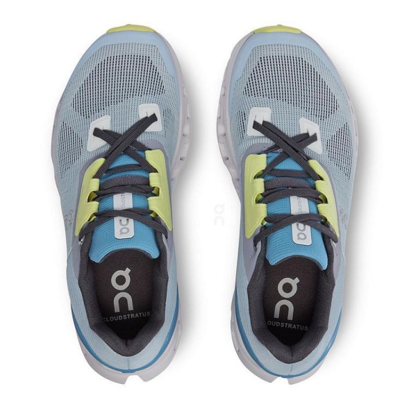 Zapatillas Running On Cloud Cloudstratus Mujer Light Blue | UY_ON8821