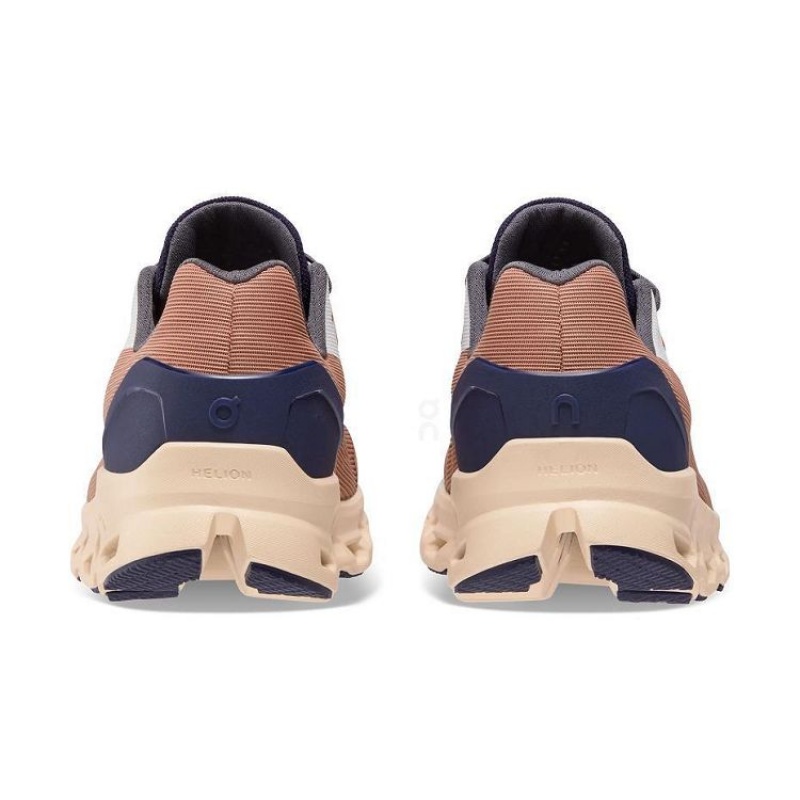 Zapatillas Running On Cloud Cloudstratus Mujer Brown | UY_ON8799