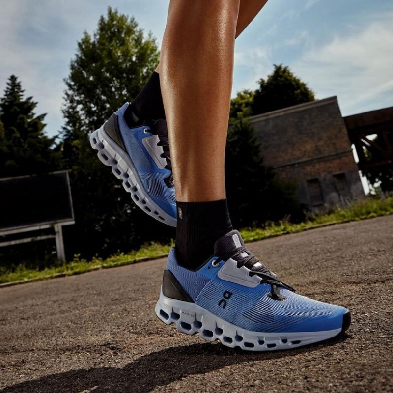 Zapatillas Running On Cloud Cloudstratus Mujer Blue | UY_ON8270