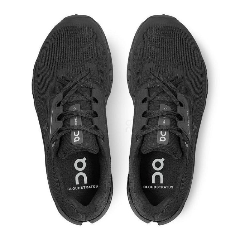 Zapatillas Running On Cloud Cloudstratus Mujer Black | UY_ON8430