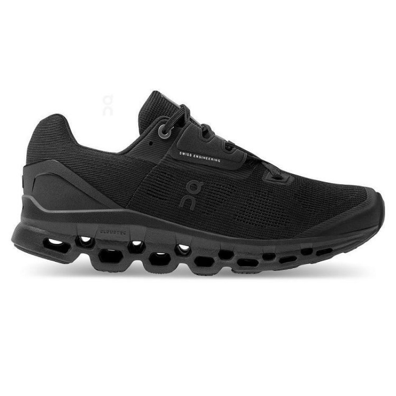 Zapatillas Running On Cloud Cloudstratus Mujer Black | UY_ON8430