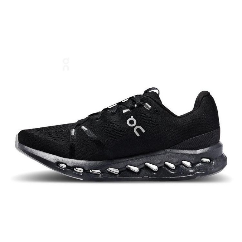 Zapatillas Running On Cloud Cloudsurfer Hombre Black | UY_ON8138