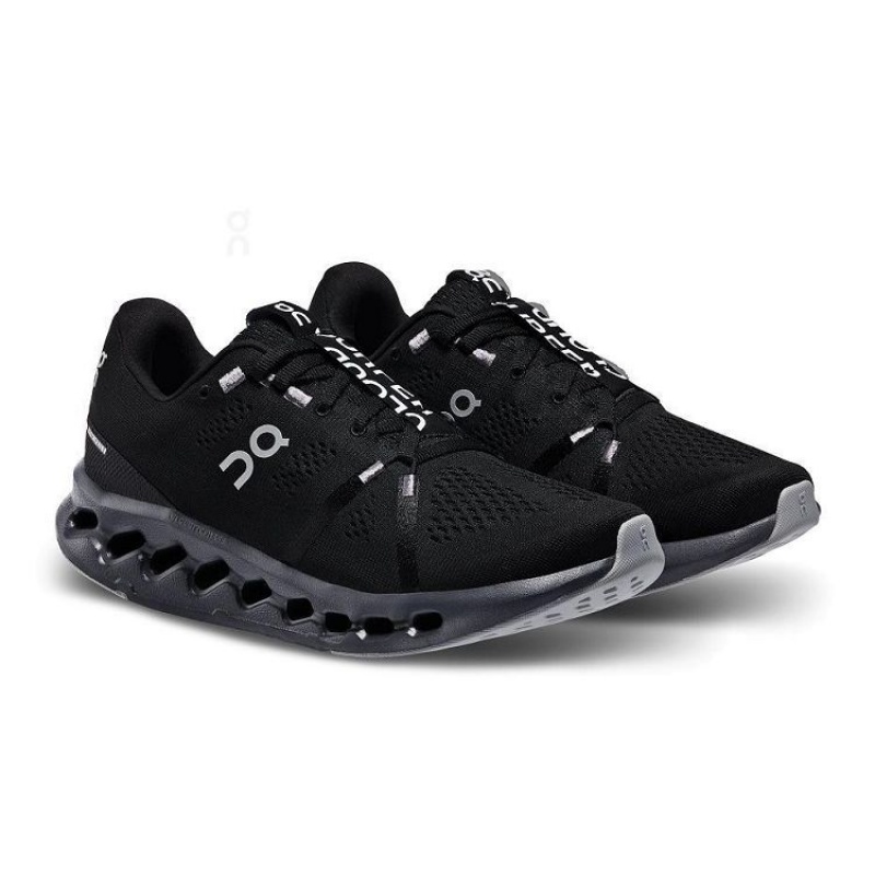 Zapatillas Running On Cloud Cloudsurfer Mujer Black | UY_ON8537