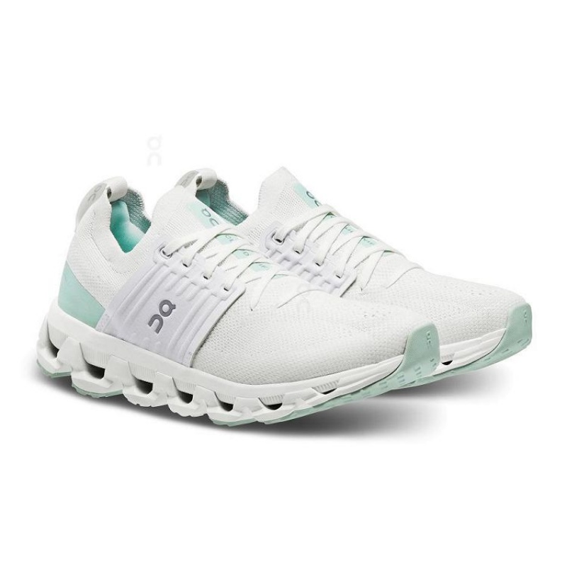 Zapatillas Running On Cloud Cloudswift 3 Mujer White / Turquoise | UY_ON8847