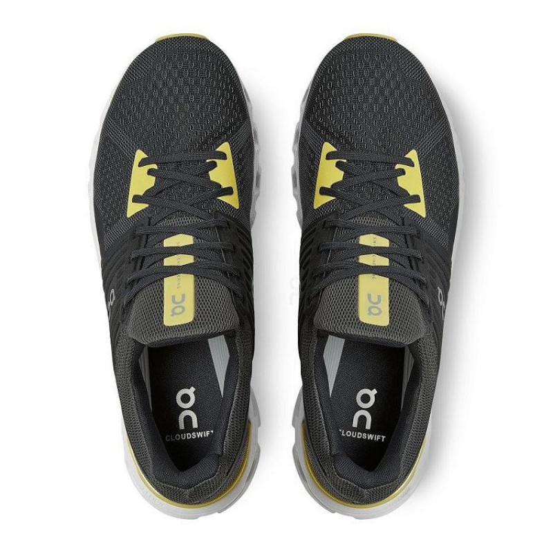 Zapatillas Running On Cloud Cloudswift Hombre Black / Yellow | UY_ON9089