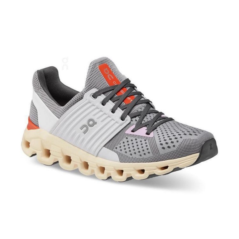 Zapatillas Running On Cloud Cloudswift Mujer Grey / Beige | UY_ON8932