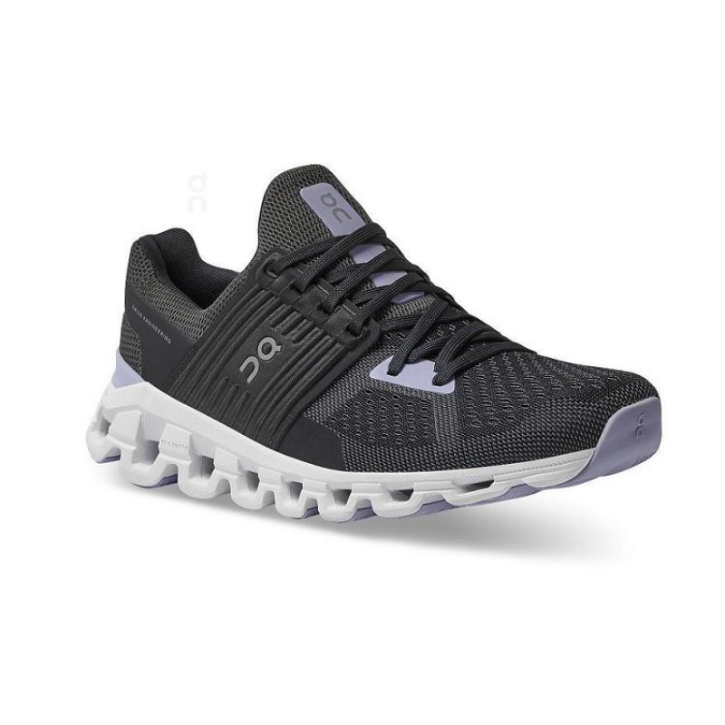 Zapatillas Running On Cloud Cloudswift Mujer Black / Purple | UY_ON8617