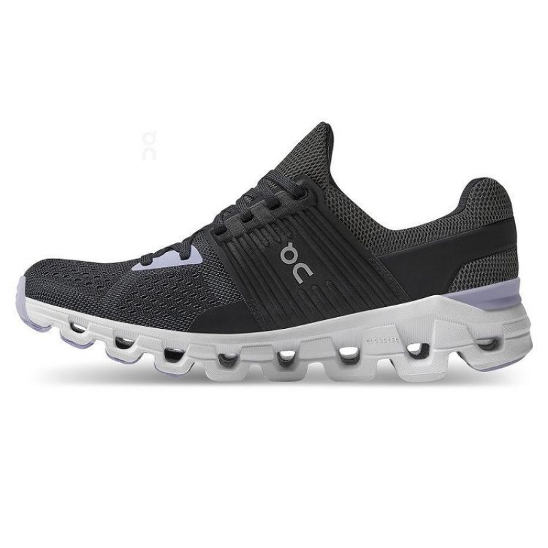 Zapatillas Running On Cloud Cloudswift Mujer Black / Purple | UY_ON8617