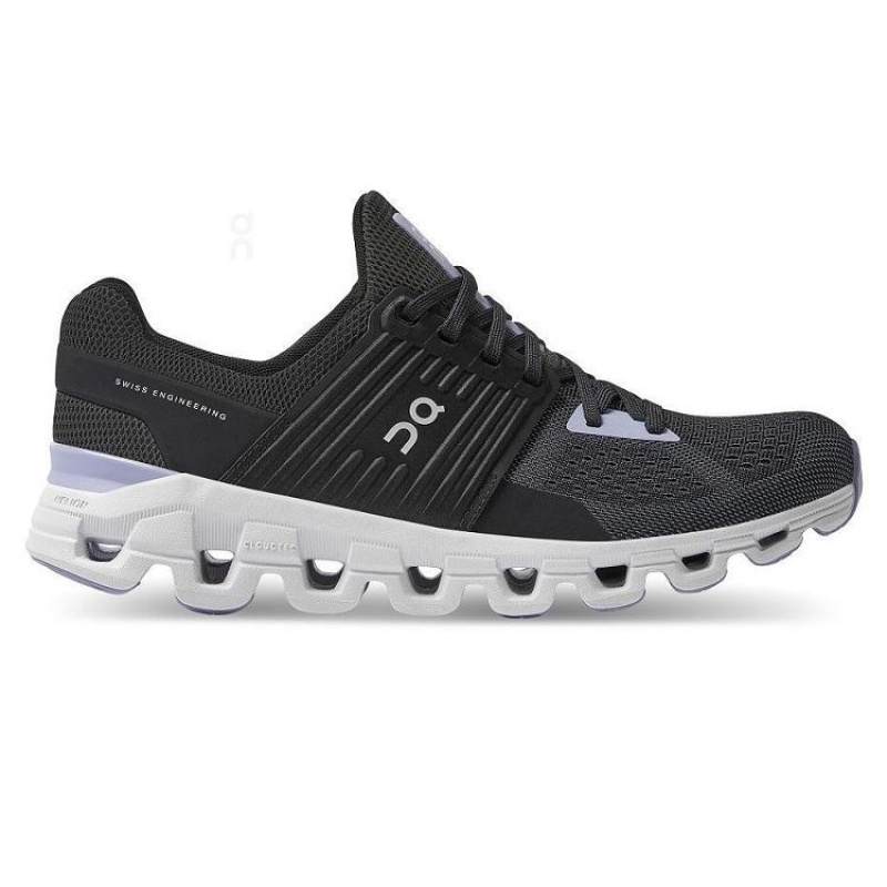 Zapatillas Running On Cloud Cloudswift Mujer Black / Purple | UY_ON8617