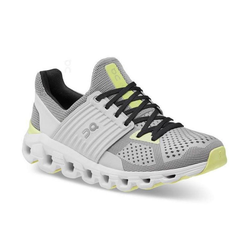 Zapatillas Running On Cloud Cloudswift Mujer Grey / Yellow | UY_ON8505