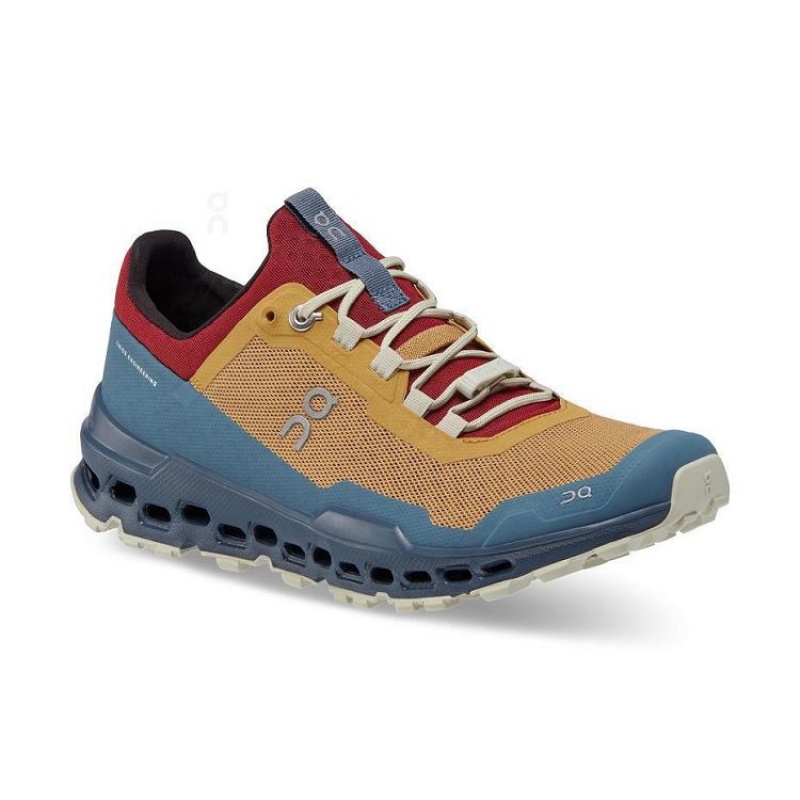 Zapatillas Trail Running On Cloud Cloudultra Mujer Yellow / Blue | UY_ON8220