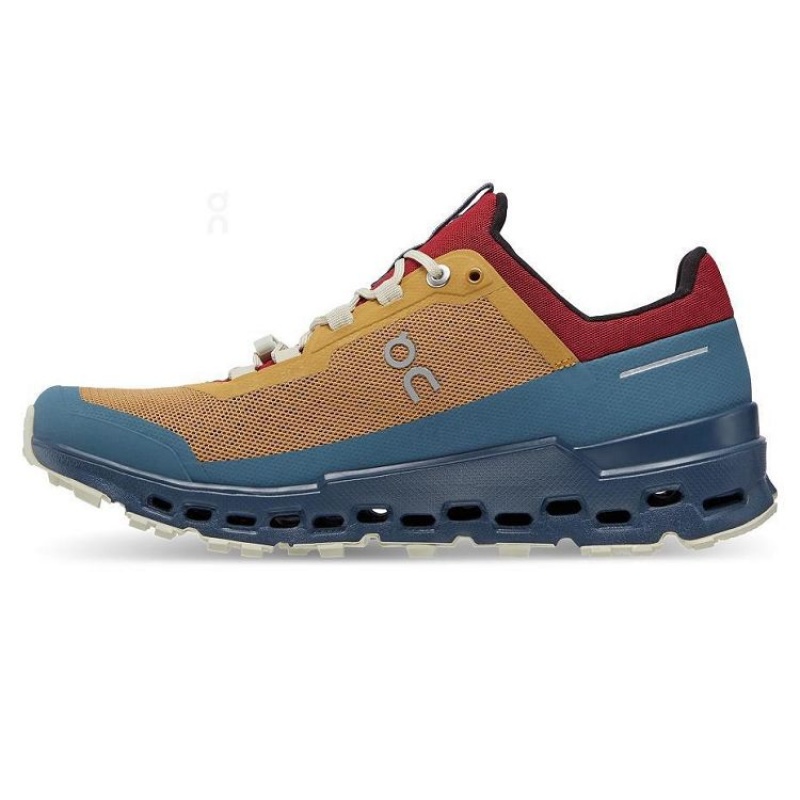 Zapatillas Trail Running On Cloud Cloudultra Mujer Yellow / Blue | UY_ON8220