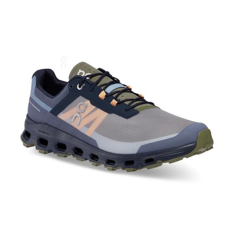 Zapatillas Trail Running On Cloud Cloudvista Hombre Grey / Olive | UY_ON8242