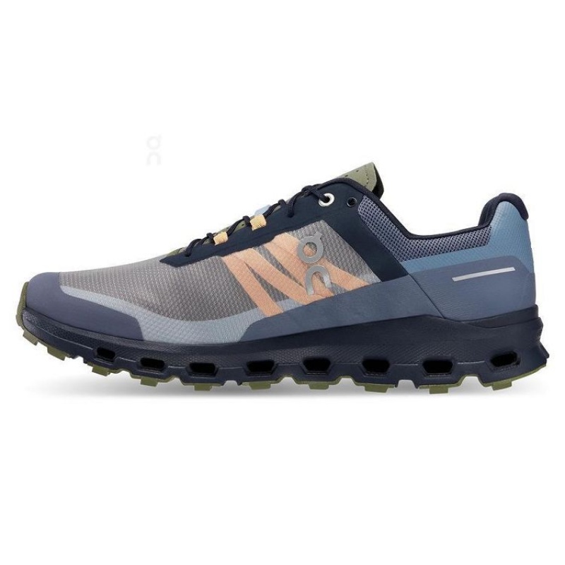 Zapatillas Trail Running On Cloud Cloudvista Hombre Grey / Olive | UY_ON8242