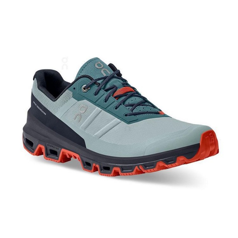 Zapatillas Trail Running On Cloud Cloudventure Hombre Turquoise | UY_ON8167