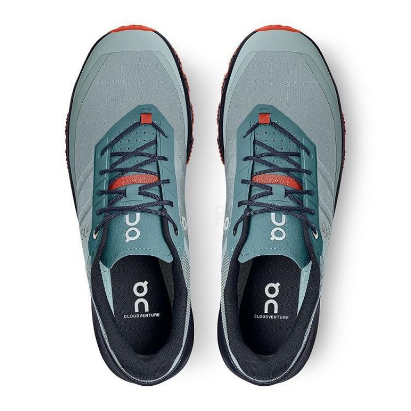 Zapatillas Trail Running On Cloud Cloudventure Hombre Turquoise | UY_ON8167