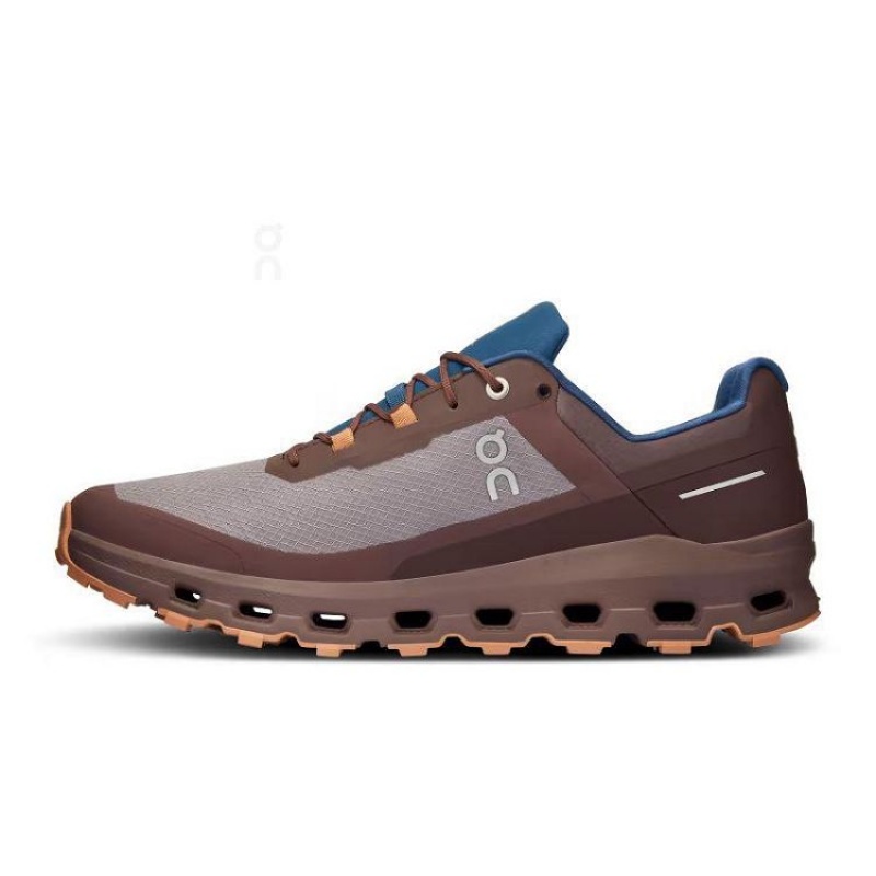 Zapatillas Trail Running On Cloud Cloudvista Waterproof Hombre Brown | UY_ON8394