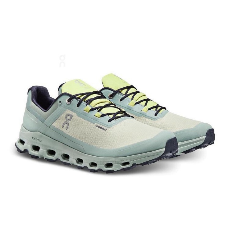 Zapatillas Trail Running On Cloud Cloudvista Waterproof Hombre Turquoise | UY_ON8416