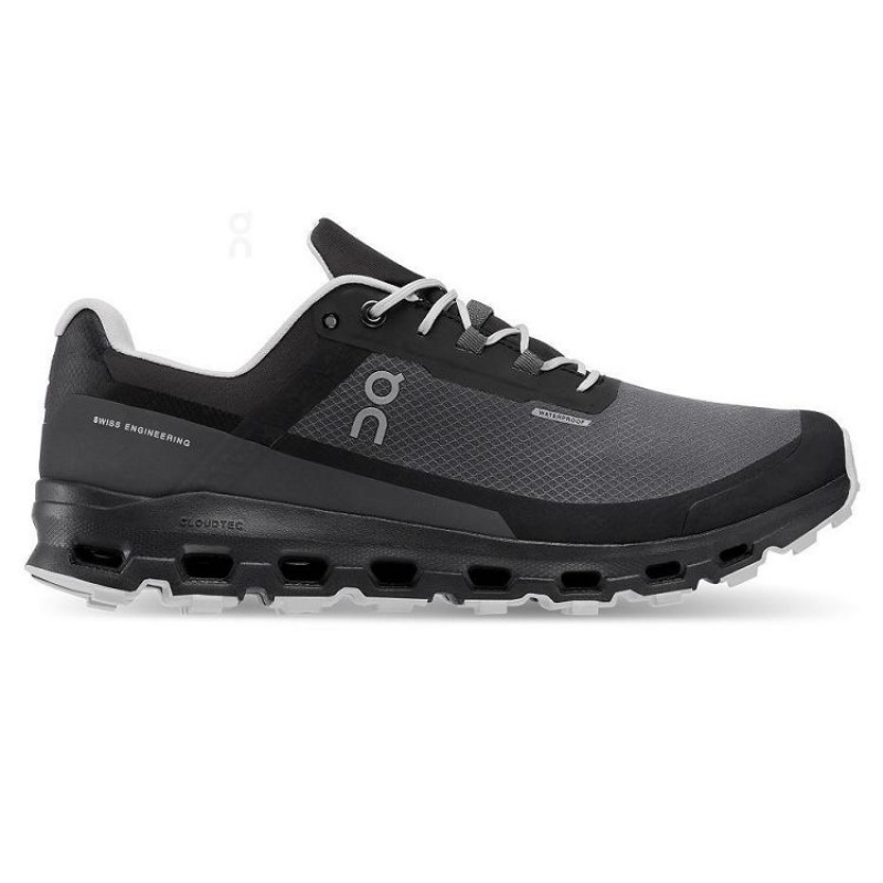 Zapatillas Trail Running On Cloud Cloudvista Waterproof Hombre Black | UY_ON8465