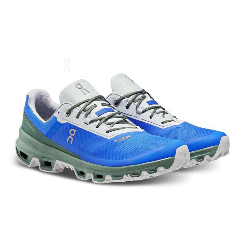 Zapatillas Trail Running On Cloud Cloudventure Waterproof Hombre Blue | UY_ON8332