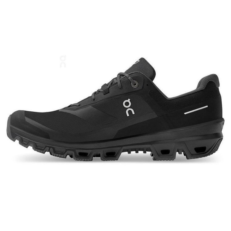 Zapatillas Trail Running On Cloud Cloudventure Waterproof Hombre Black | UY_ON8653