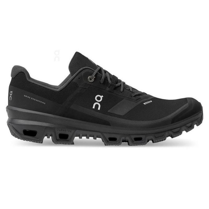 Zapatillas Trail Running On Cloud Cloudventure Waterproof Hombre Black | UY_ON8653