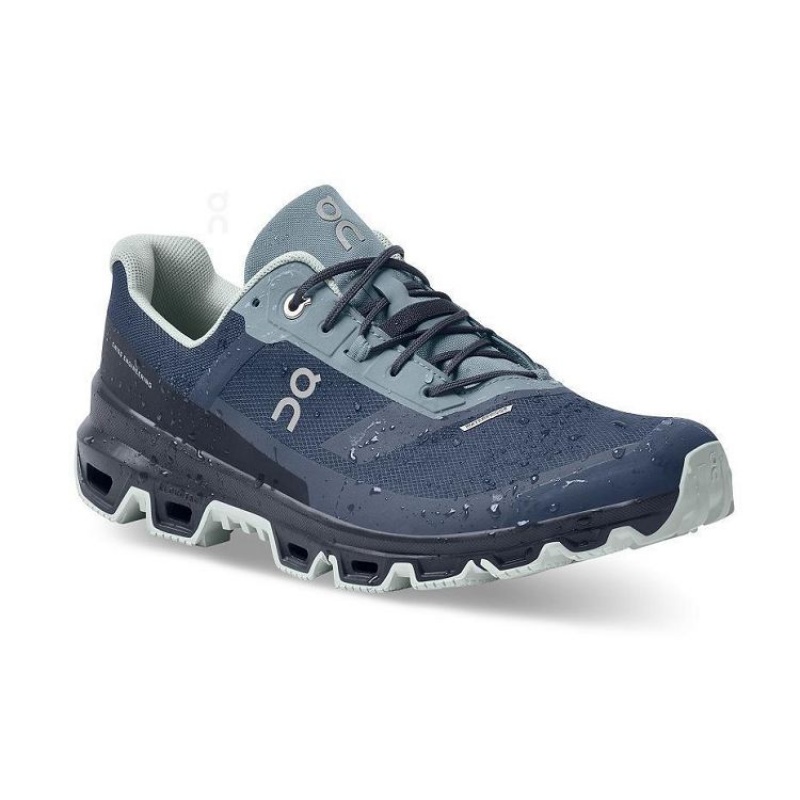 Zapatillas Trail Running On Cloud Cloudventure Waterproof Hombre Navy | UY_ON8877