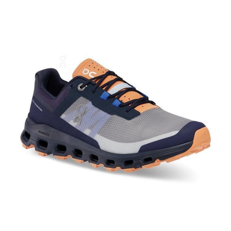 Zapatillas Trail Running On Cloud Cloudvista Mujer Navy | UY_ON8616