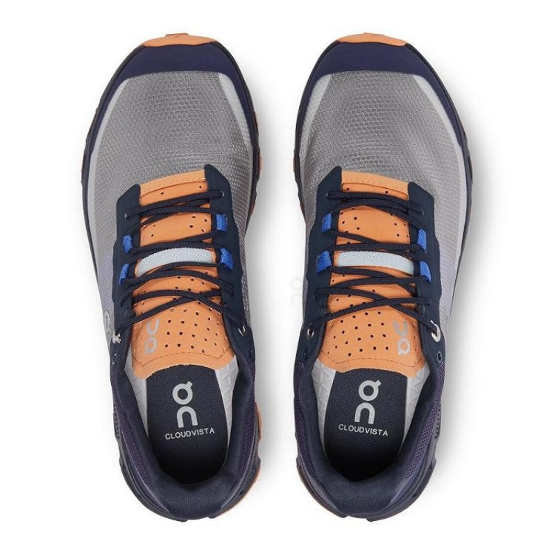 Zapatillas Trail Running On Cloud Cloudvista Mujer Navy | UY_ON8616