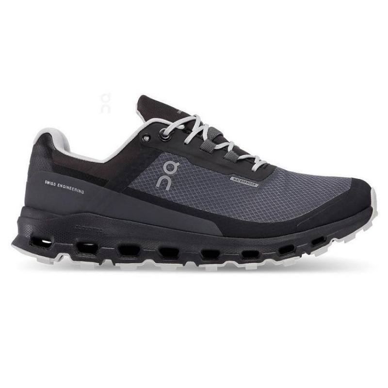 Zapatillas Trail Running On Cloud Cloudvista Waterproof Mujer Black | UY_ON8007