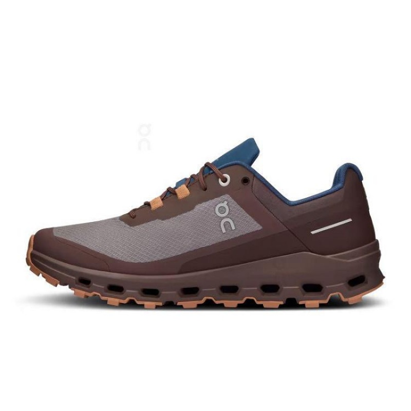 Zapatillas Trail Running On Cloud Cloudvista Waterproof Mujer Brown | UY_ON8278