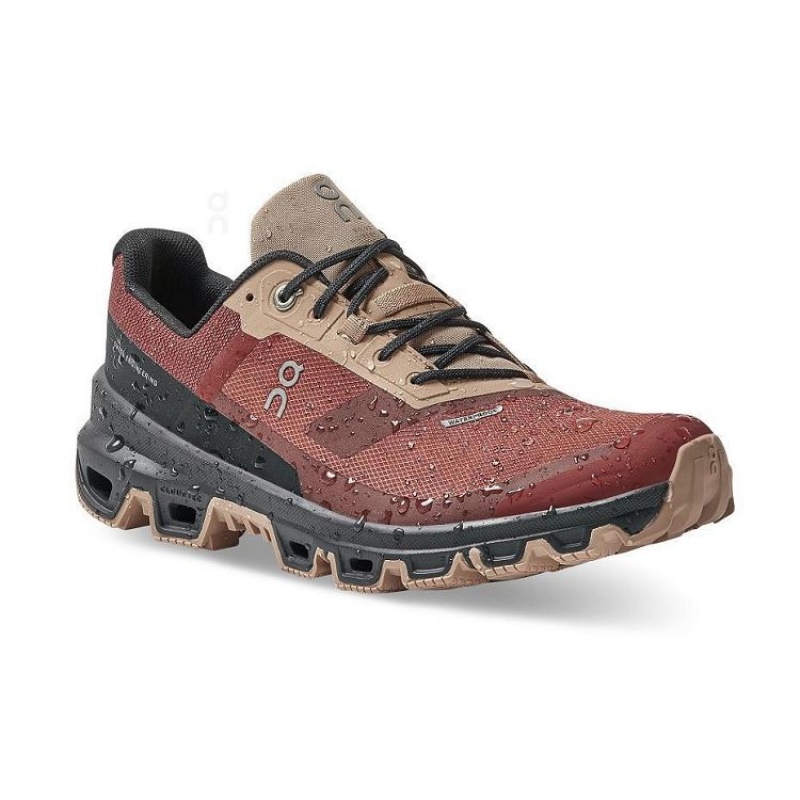 Zapatillas Trail Running On Cloud Cloudventure Waterproof Mujer Burgundy | UY_ON8342