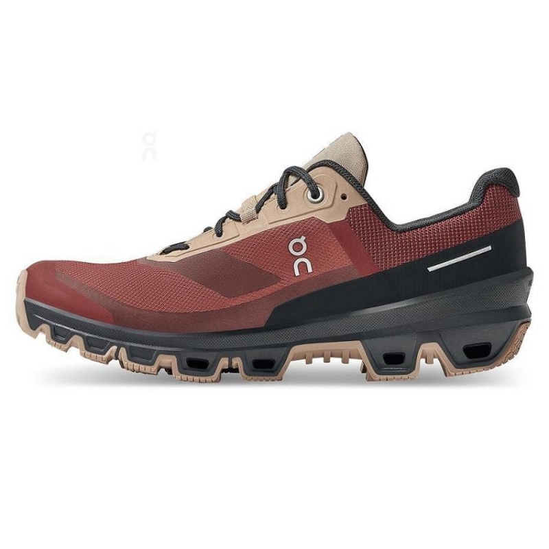 Zapatillas Trail Running On Cloud Cloudventure Waterproof Mujer Burgundy | UY_ON8342